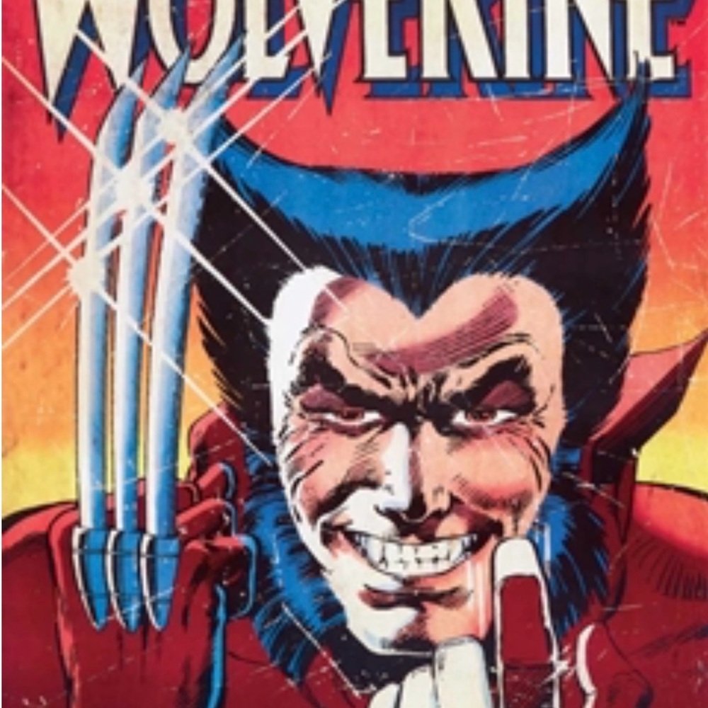 Wolverine Comic Art Poster Aprox Size 24x36 Inches